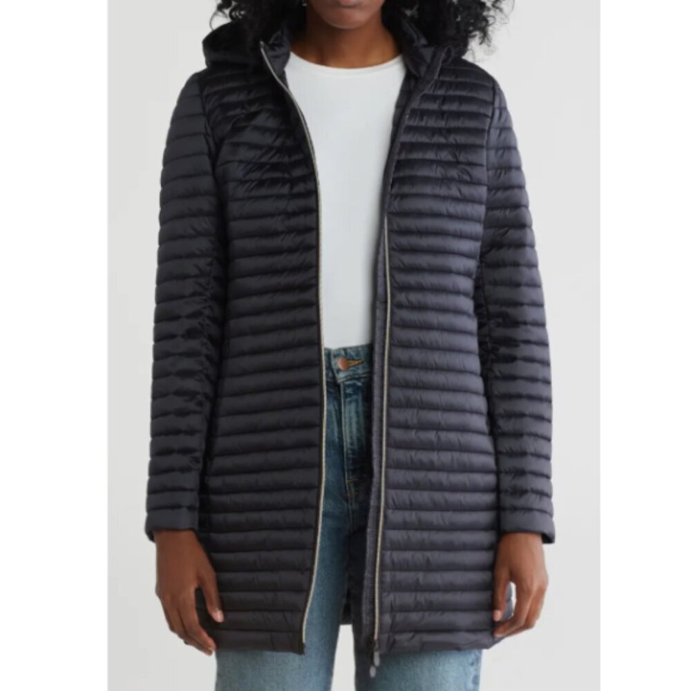 SAVE THE DUCK 'Chiara' Quilted Puffer Jacket, Black